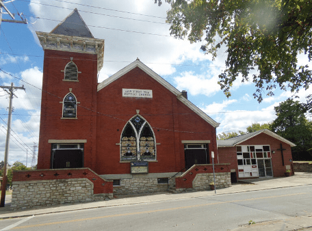First Baptist Church of Walnut Hills in Cincinnati, Ohio, a recipient of historic preservation support