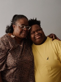 Opal Foster’s son Jeremiah, who has Down syndrome and receives SSI while living at home.