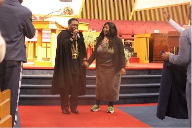 Bishop Michael Scott and Elder Tamara Scott serve as partners in marriage and ministry